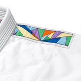Albino and Preto Batch 108 Stained Glass • White • A2 • BRAND NEW