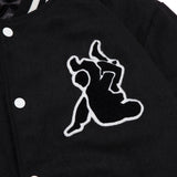 Albino and Preto 2022 Reserve Varsity Jacket • Black • Medium (M) • BRAND NEW