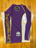 Shoyoroll Old School Ranked Purple Rash Guard • Purple • Medium • BARELY USED