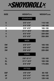 Shoyoroll Batch 141 Federation V3 • Black • 2/A2 • WASHED  