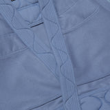 Albino and Preto Batch 99 Quilted Kimono • Lobelia Blue • A1L • BRAND NEW
