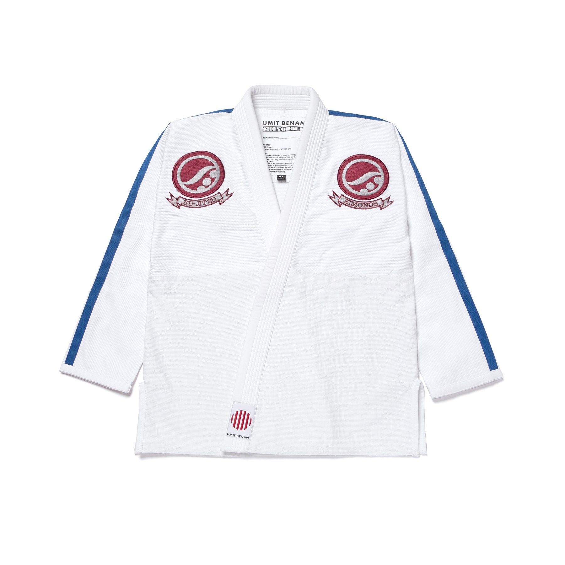 Shoyoroll Batch 107 Umit Benan V1 • White/Maroon • A1L • BRAND NEW – BJJ Gi  Seller