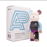 Albino and Preto Medicom Bearbrick Figures 400%/100% • BRAND NEW