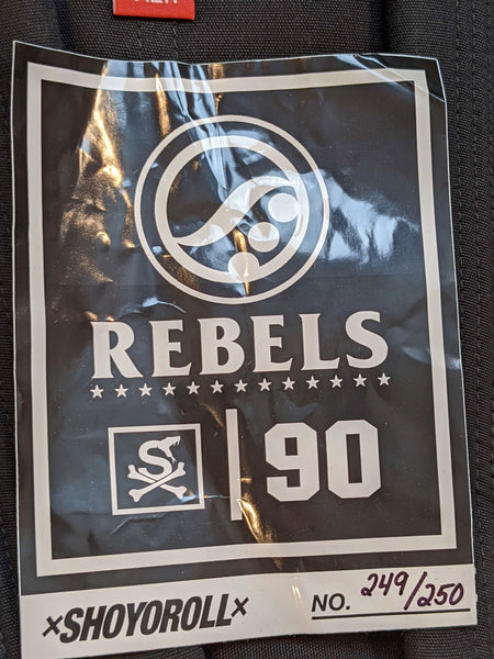 Shoyoroll Batch 49 Rebel Sticker Gi • Black • A2H • BRAND NEW