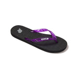 Albino and Preto x Locals Slippers Purple Straps • Black • 9.5-10.5 • BRAND NEW