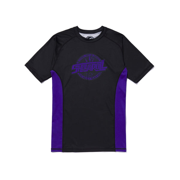 Shoyoroll Purple Haze Competitor Rash Guard SS • Black • Medium (M) • BRAND NEW