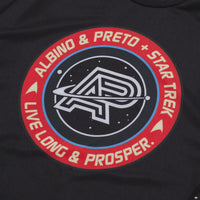 Albino and Preto Batch 100 Star Trek Rash Guard LS • Black • Small • BRAND NEW