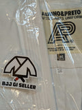 Albino and Preto A&P x Full Metal Jiu Jitsu • White • A2 • BRAND NEW