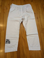 Albino and Preto A&P x Full Metal Jiu Jitsu • White • A2 • BRAND NEW