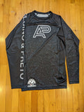 Albino and Preto Galaxy Rash Guard LS • Black • Extra Extra Large (2XL) • BARELY USED