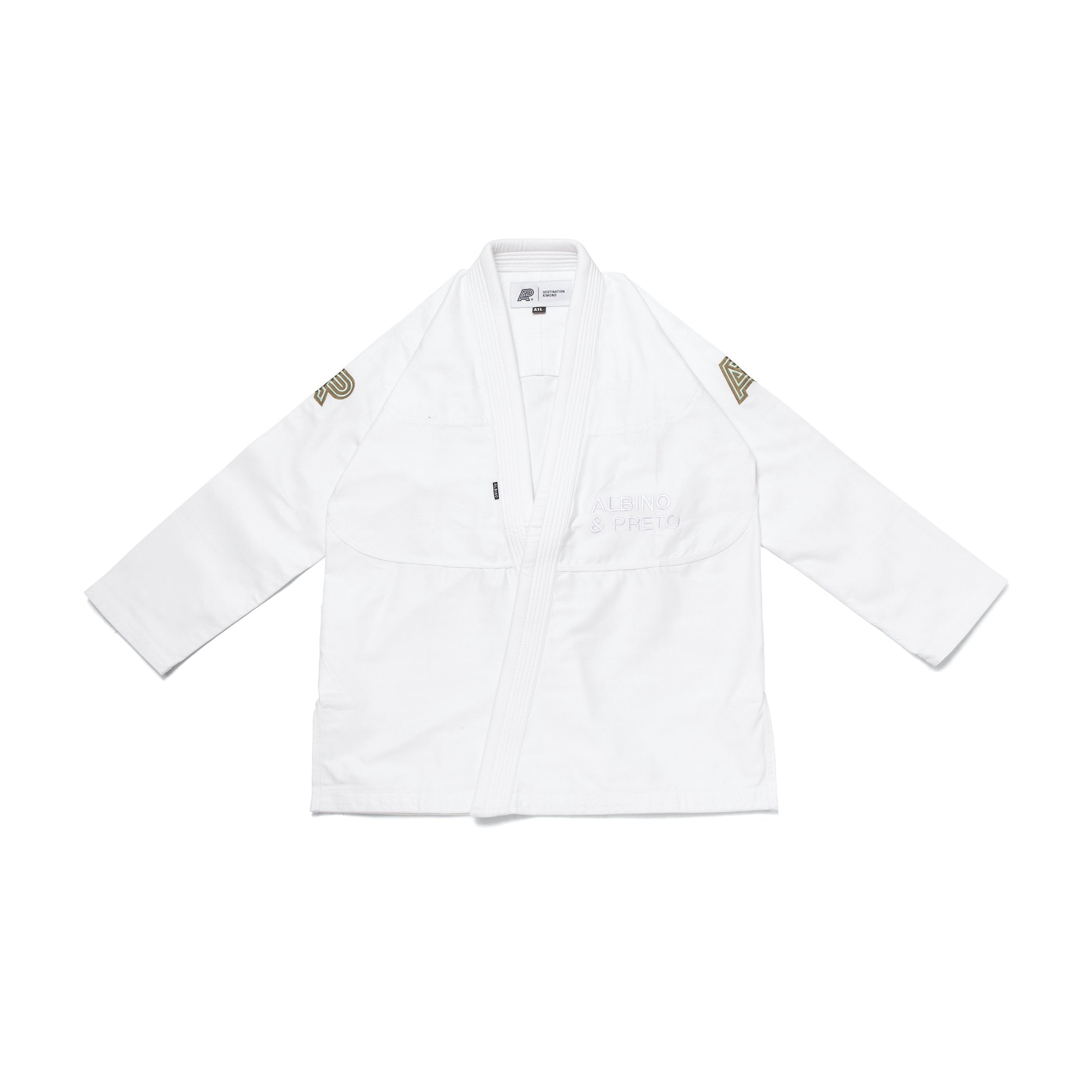 Albino and Preto Batch 88 Destination • White • A1F • BRAND NEW – BJJ Gi  Seller