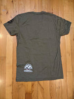 Shoyoroll Old School "S" Tee • Olive • Small (S) • GENTLY USED