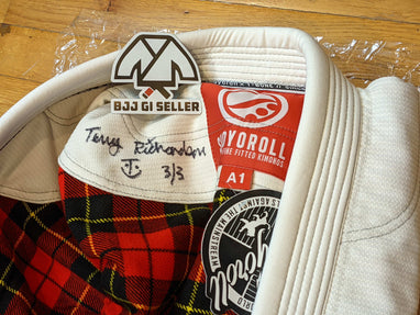 Shoyoroll Batch 27 T-BONE #3/3 Autographed • White • A1 • BRAND NEW – BJJ  Gi Seller