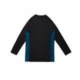 Albino and Preto Tri-Color HB Classic Rash Guard LS • Black • XL • BRAND NEW