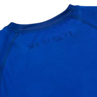 Shoyoroll Monochrome Training Rash Guard LS • Blue • Medium (M) • BRAND NEW