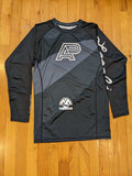 Albino and Preto Locals 2 Scene Rash Guard LS • Black • XL • BARELY USED