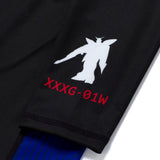 Albino and Preto A&P x Wing Gundam Rash Guard LS • Black • Medium • BRAND NEW