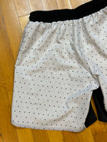 Shoyoroll Polka Dot Tech Shorts • White • Medium (M) • GENTLY USED