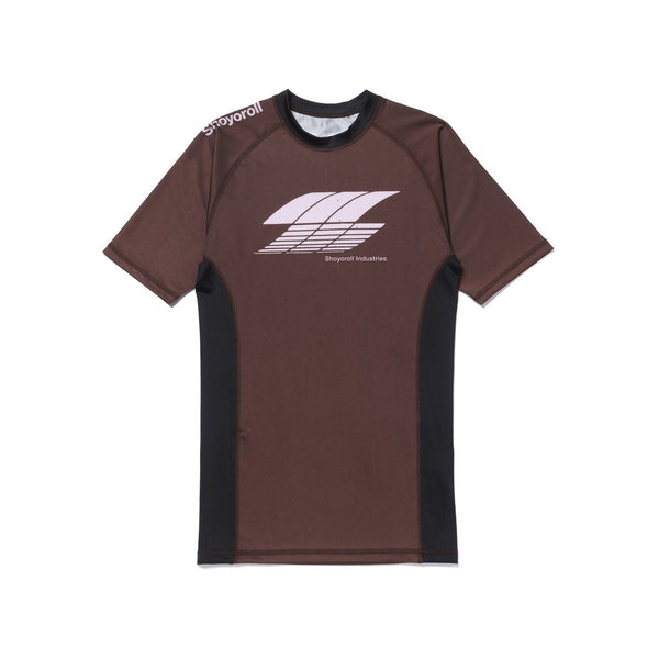 Shoyoroll Competitor 20.12 Rash Guard SS • Brown • Large (L) • BRAND NEW