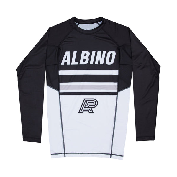 Albino and Preto 18 Comp Rash Guard LS • Black • Large (L) • BRAND NEW