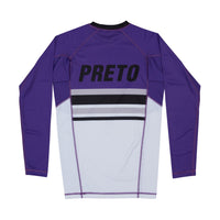 Albino and Preto 18 Comp Rash Guard LS • Purple • Extra Large (XL) • BRAND NEW