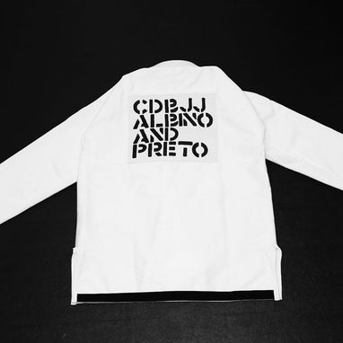 Albino and Preto A&P x Carpe Diem Free From Pressure • White • A2 • BR –  BJJ Gi Seller