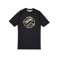 Shoyoroll Training Rash Guard SS (BF20) • Black Camo • Large (L) • BRAND NEW