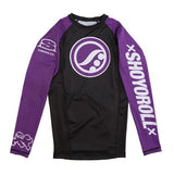 Shoyoroll 2015 Q3 Ranked Rash Guard LS • Purple • Large (L) • BARELY USED