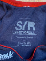 Shoyoroll Short-Sleeve Baby Onesie 6-12 M • Navy • GENTLY USED