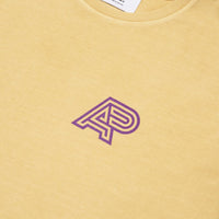 Albino and Preto Pigment Dyed Mark Tee • Yellow • Large (L) • BRAND NEW