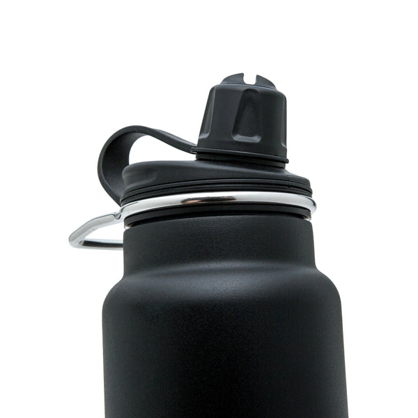 Klean Kanteen Insulated TKWide Bottle with Chug Cap - Black 32oz