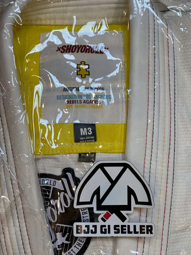 Shoyoroll Batch 88 Spectrum • White • M3 • BRAND NEW – BJJ