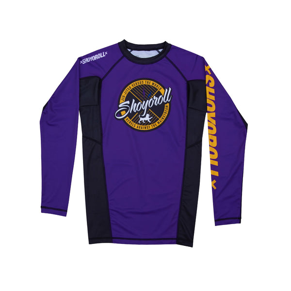 Shoyoroll 2019 Q1 Ranked Rash Guard LS • Purple • Extra Large (XL) • BRAND NEW