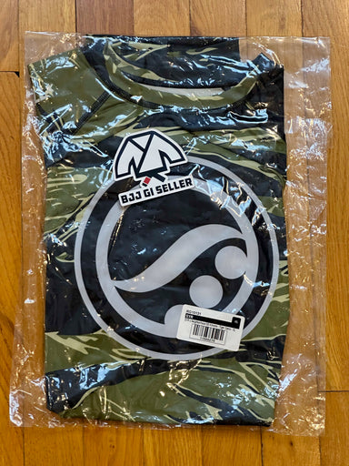 Shoyoroll x Neighborhood Rash Guard SS • Tiger Camo • XL • BRAND