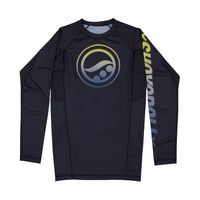 Shoyoroll 2018 Spring Gradient Rash Guard LS • Black • XL • BRAND NEW