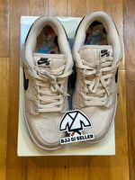Albino and Preto Nike SB Dunk Low • Fossil/Black Sail • 10.5 • BARELY USED
