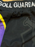 Shoyoroll OG Purple Logo Shorts with Heatstamps • Black • Medium • GENTLY USED
