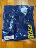 Shoyoroll Stampede Fitted Training Shorts • Blue • Large • BRAND NEW